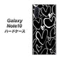 Galaxy Note10+ 1124 ハート BK＆WH ハードケース 背面印刷