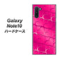 Galaxy Note10+ 1347 かくれハート（ショッキングピンク） ハードケース 背面印刷