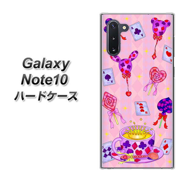 Galaxy Note10+ AG817 トランプティー（ピンク） ハードケース 背面印刷