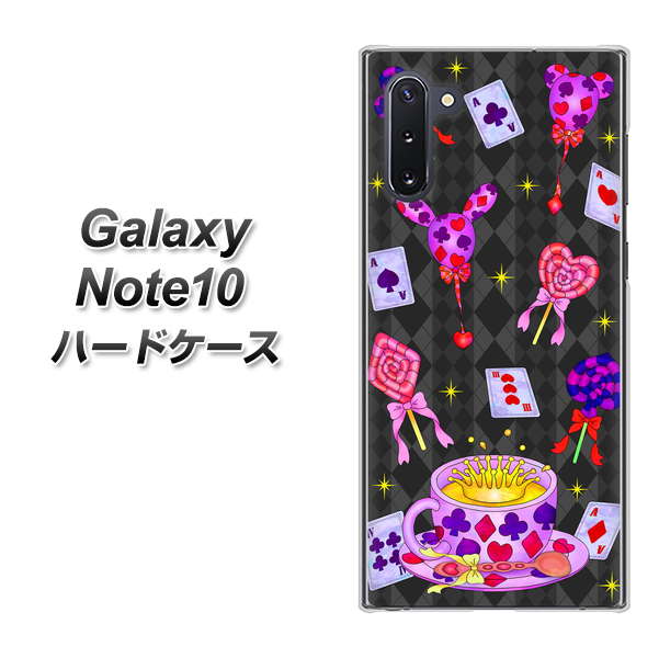 Galaxy Note10+ AG818 トランプティー（黒） ハードケース 背面印刷