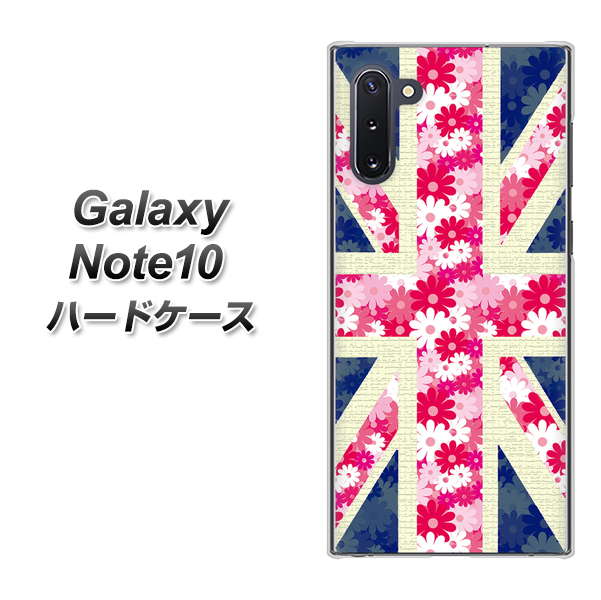 Galaxy Note10+ EK894 ユニオンジャックフラワー ハードケース 背面印刷