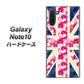 Galaxy Note10+ EK894 ユニオンジャックフラワー ハードケース 背面印刷