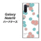 Galaxy Note10+ OE834 滴 水色×ピンク ハードケース 背面印刷