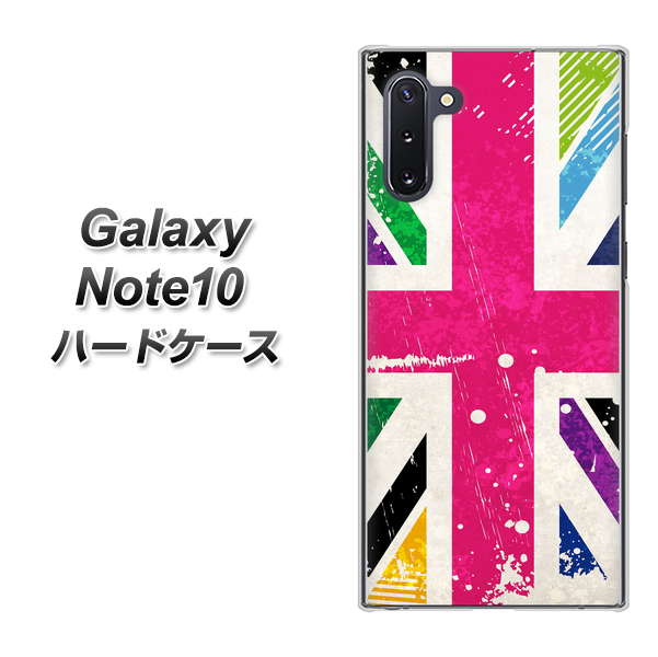 Galaxy Note10+ SC806 ユニオンジャック ピンクビンテージ ハードケース 背面印刷