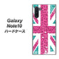 Galaxy Note10+ SC807 ユニオンジャック ピンクヒョウ柄 ハードケース 背面印刷