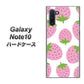 Galaxy Note10+ SC816 大きいイチゴ模様 ピンク ハードケース 背面印刷