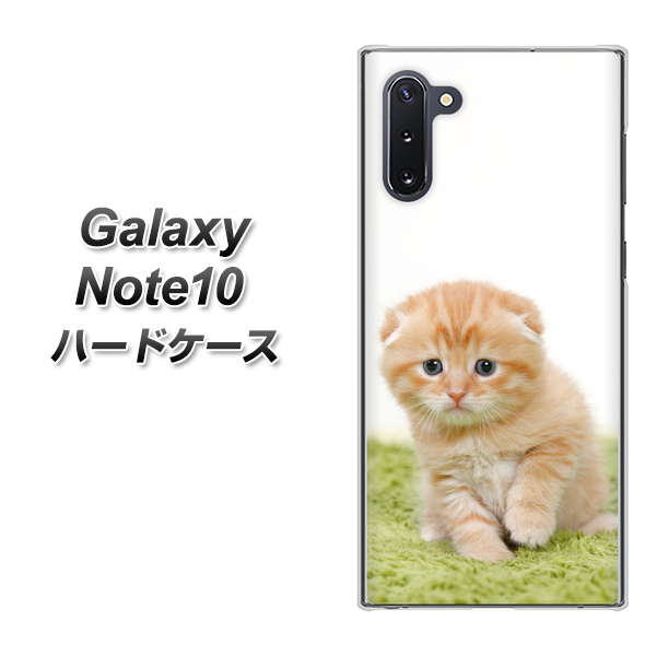 Galaxy Note10+ VA802 ネコこっそり ハードケース 背面印刷