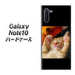 Galaxy Note10+ VA804 爆睡するネコ ハードケース 背面印刷