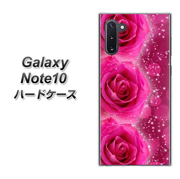 Galaxy Note10+ VA815 3連のバラ ハードケース 背面印刷