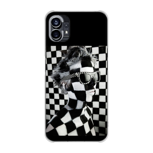 Nothing Phone(1) 357 bk&wh ハードケース 背面印刷