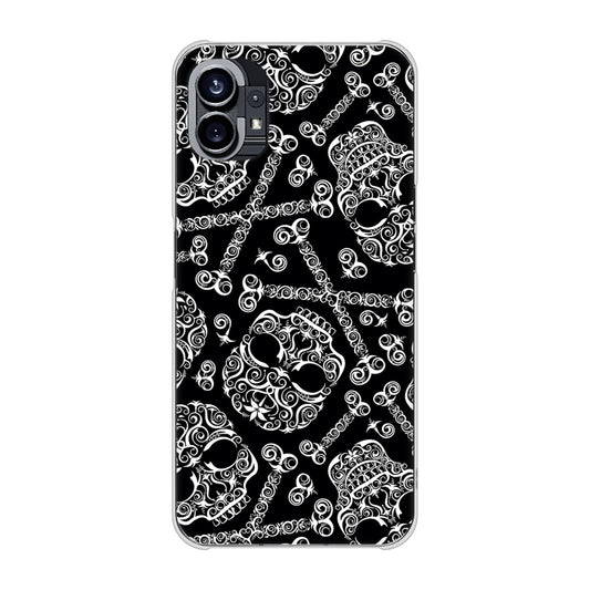 Nothing Phone(1) 363 ドクロの刺青 ハードケース 背面印刷