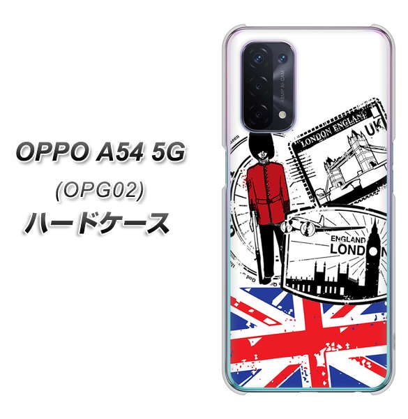 OPPO A54 5G OPG02 au 574 ＬＯＮＤＯＮ ハードケース 背面印刷