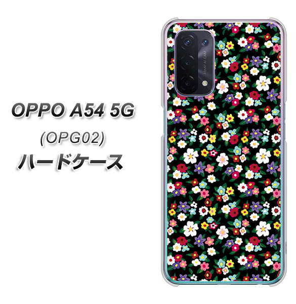 OPPO A54 5G OPG02 au 778 マイクロリバティプリントBK ハードケース 背面印刷