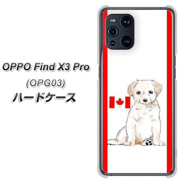 OPPO Find X3 Pro OPG03 au YD824 ラブラドールレトリバー05 ハードケース 背面印刷