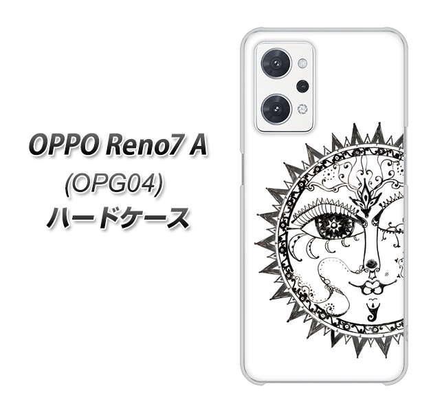 OPPO Reno7 A OPG04 au 207 太陽神 ハードケース 背面印刷