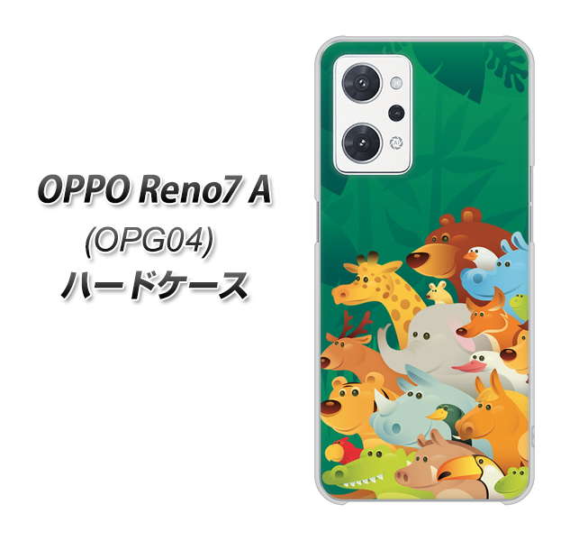 OPPO Reno7 A OPG04 au 370 全員集合 ハードケース 背面印刷