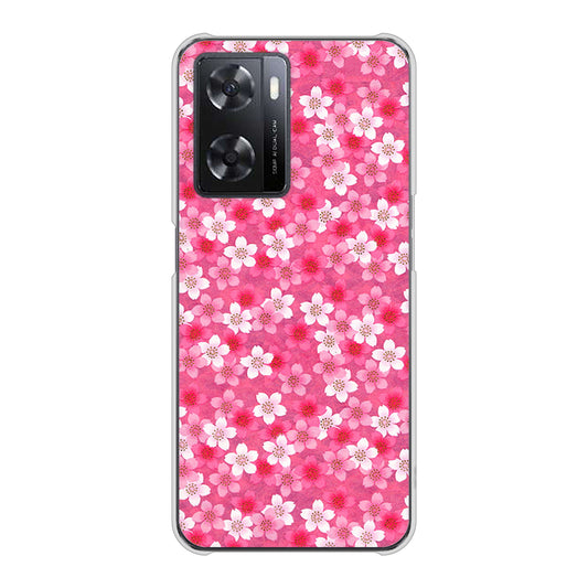 OPPO A77 065 さくら ハードケース 背面印刷