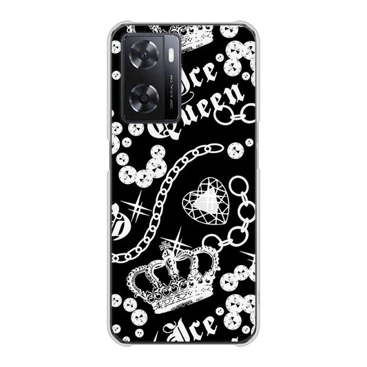 OPPO A77 187 ゴージャス クラウン ハードケース 背面印刷