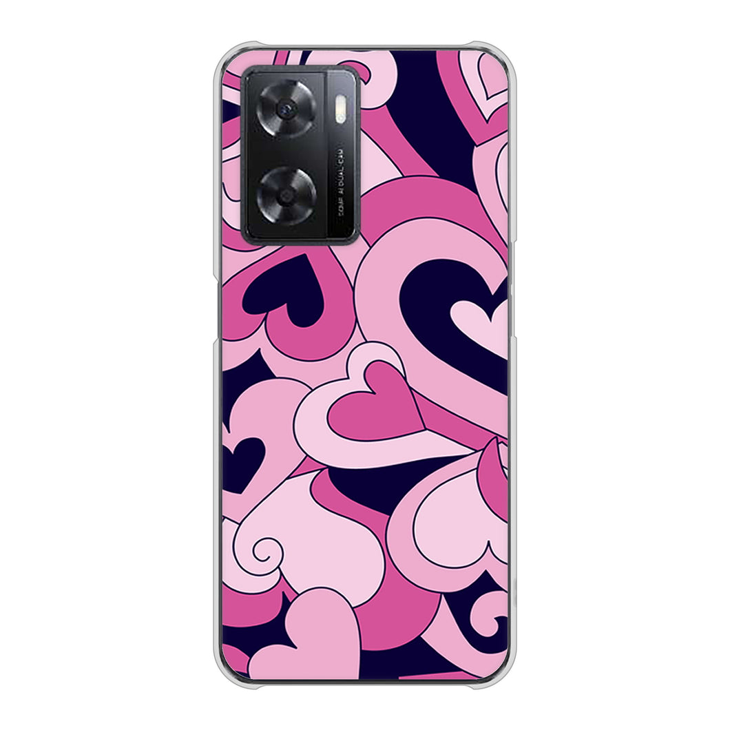 OPPO A77 223 ハートの調べ ハードケース 背面印刷