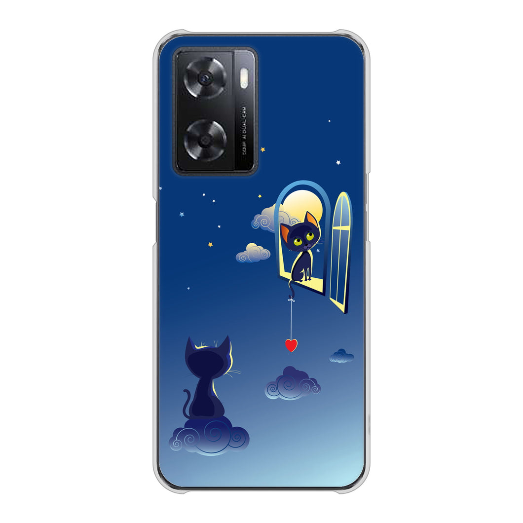 OPPO A77 341 恋の駆け引き ハードケース 背面印刷