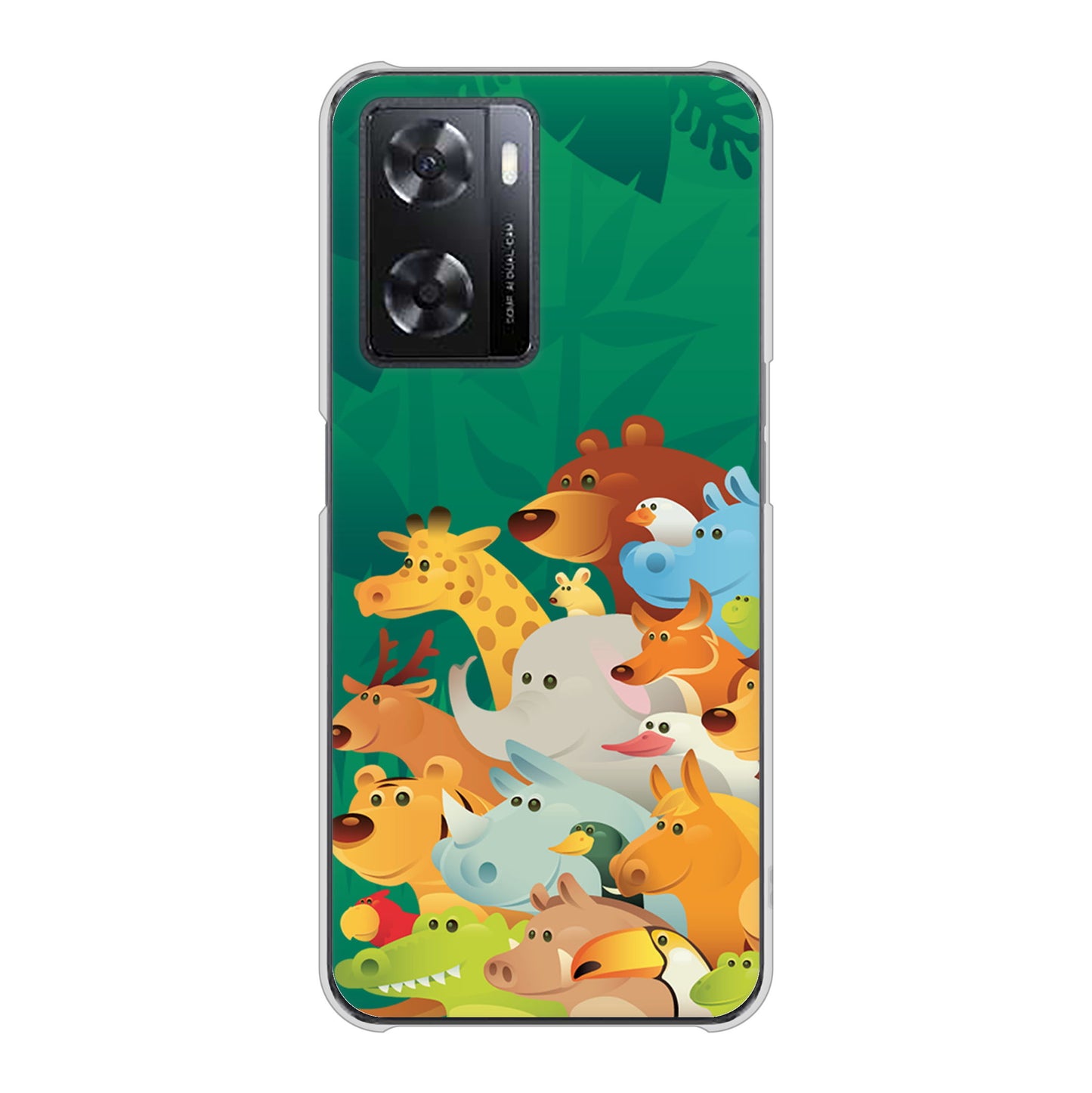 OPPO A77 370 全員集合 ハードケース 背面印刷