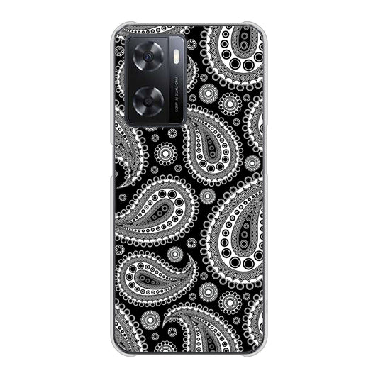 OPPO A77 421 ベイズリー ハードケース 背面印刷