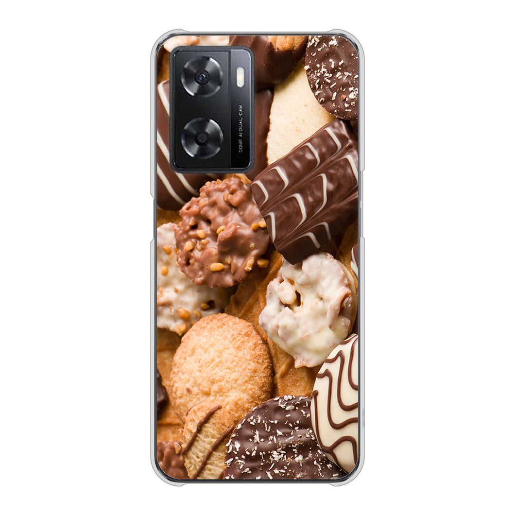 OPPO A77 442 クッキー mix ハードケース 背面印刷