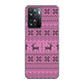OPPO A77 543 シンプル絵パープル ハードケース 背面印刷