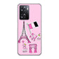 OPPO A77 578 ピンクのフランス ハードケース 背面印刷