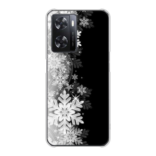 OPPO A77 603 白銀と闇 ハードケース 背面印刷