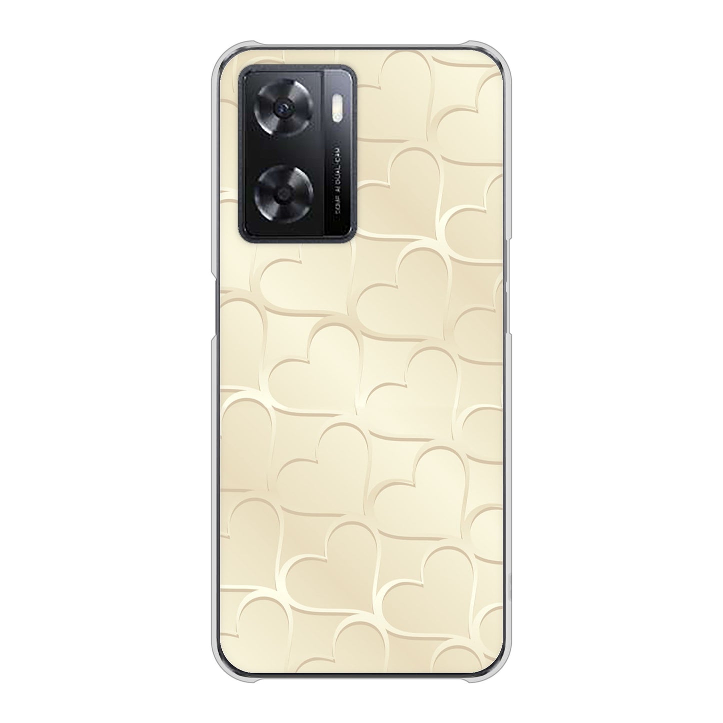 OPPO A77 630 かくれハート ハードケース 背面印刷