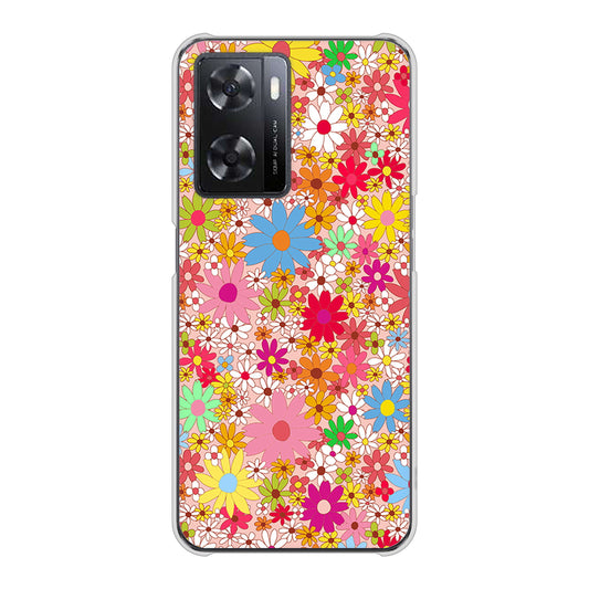 OPPO A77 746 花畑A ハードケース 背面印刷