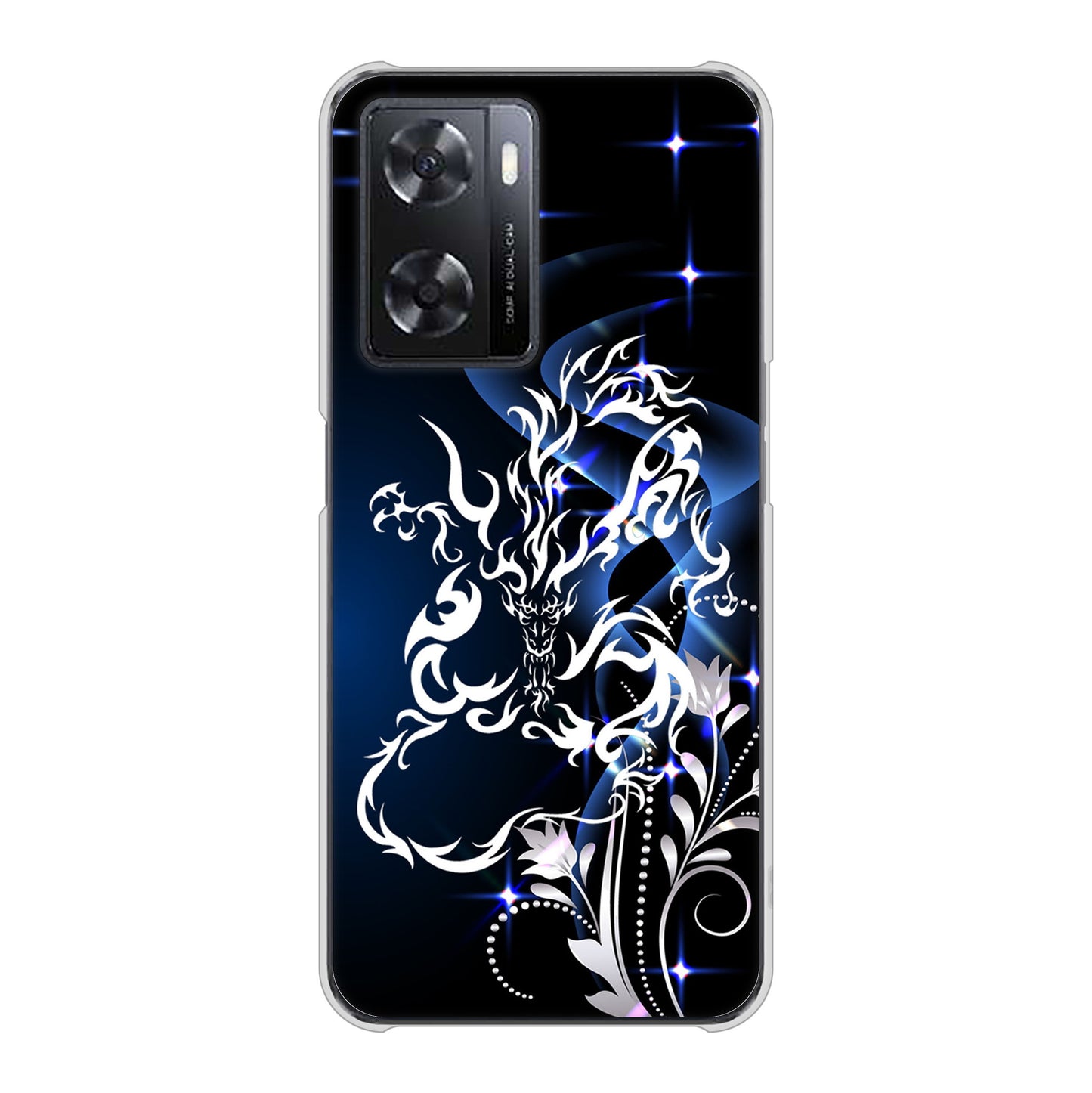 OPPO A77 1000 闇のシェンロン ハードケース 背面印刷