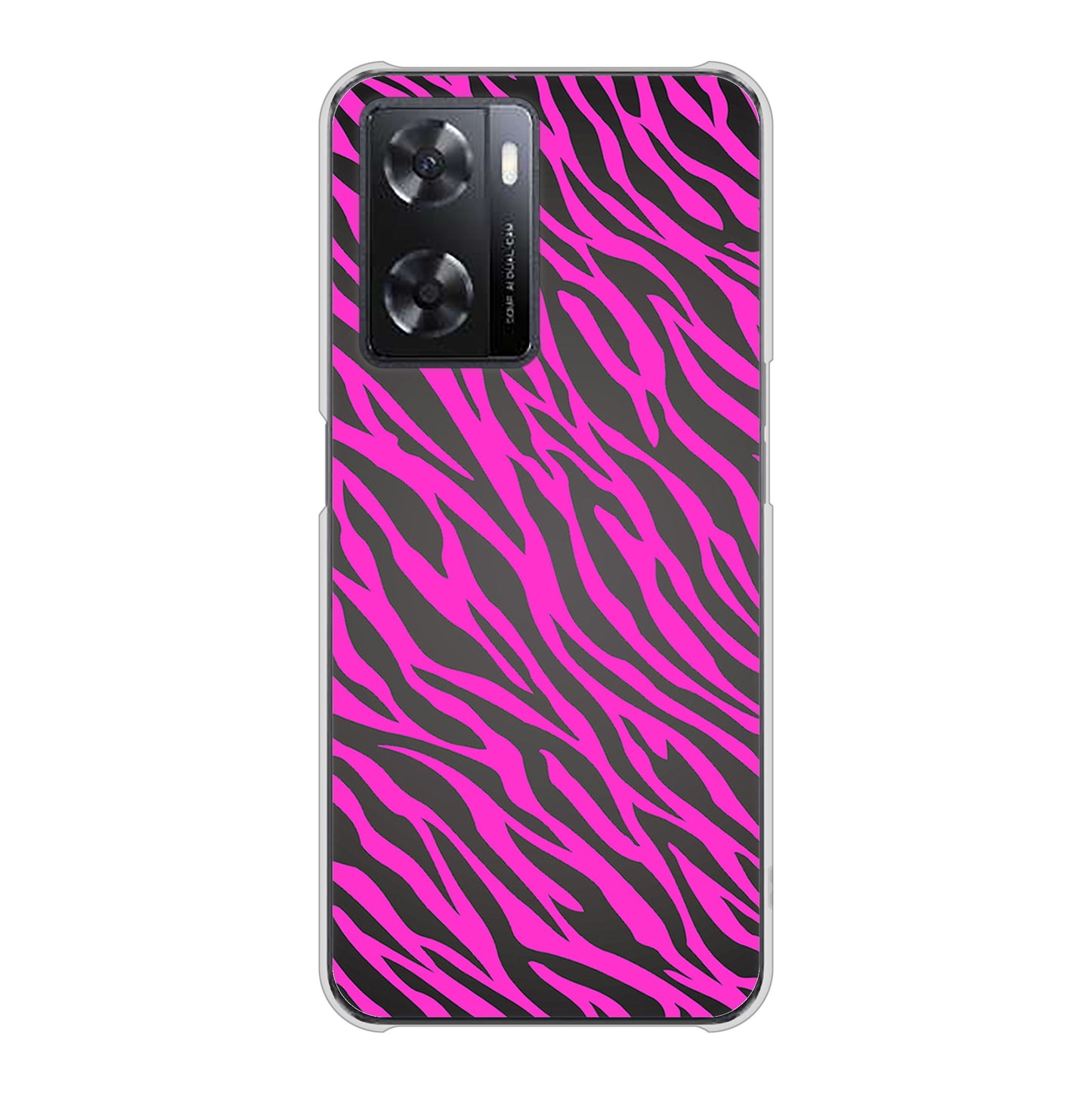 OPPO A77 1058 デザインゼブラ（PU） ハードケース 背面印刷