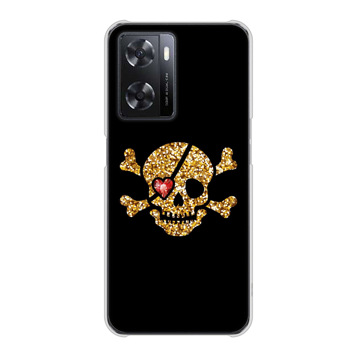 OPPO A77 1082 海賊ドクロ ハードケース 背面印刷