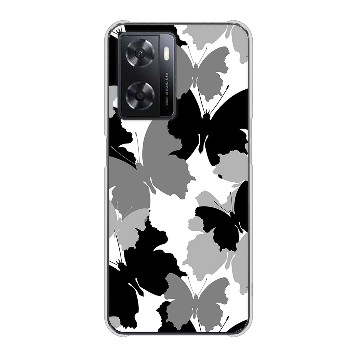 OPPO A77 1336 夜の蝶 ハードケース 背面印刷
