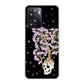 OPPO A77 AG829 骸骨桜（黒） ハードケース 背面印刷