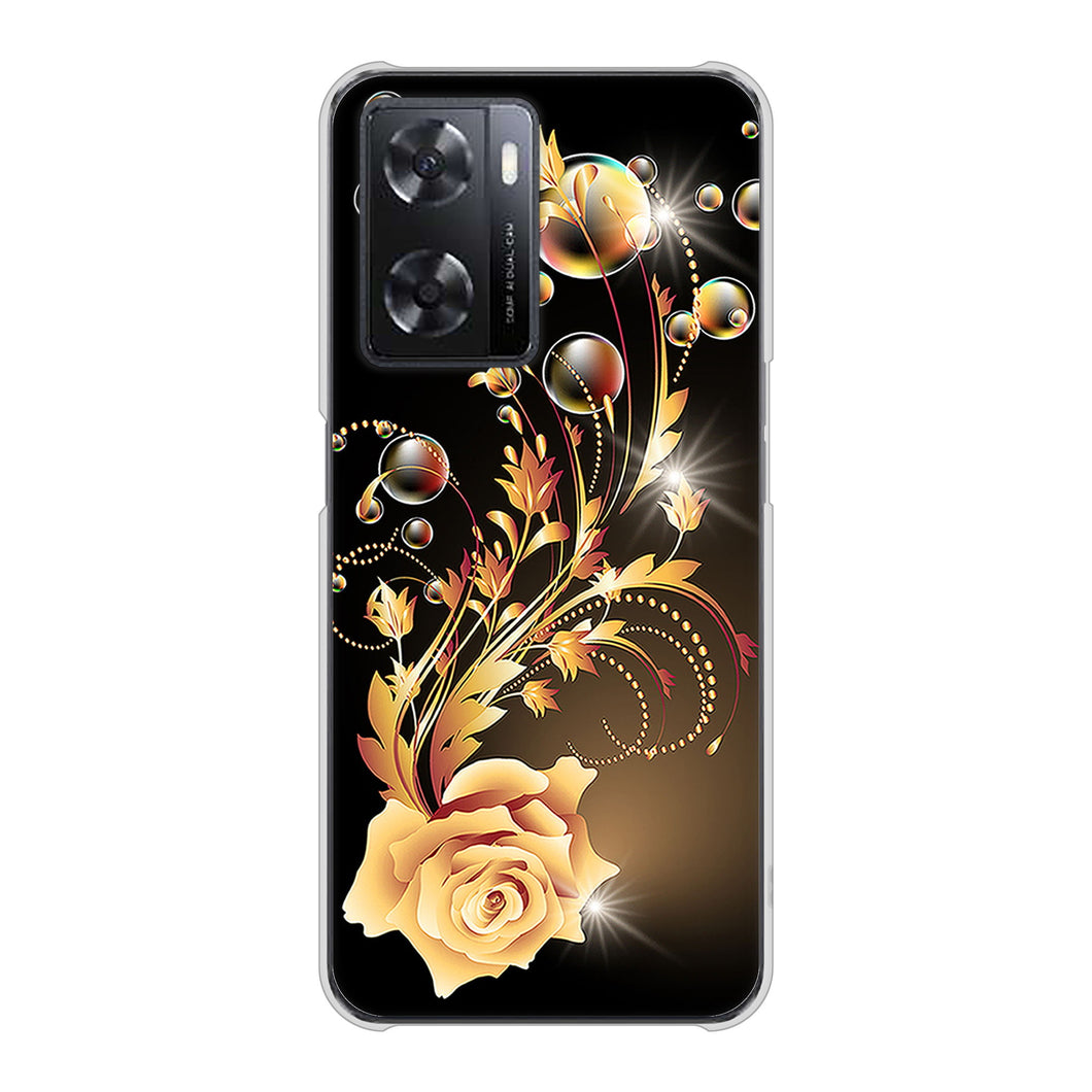 OPPO A77 VA823 気高きバラ ハードケース 背面印刷