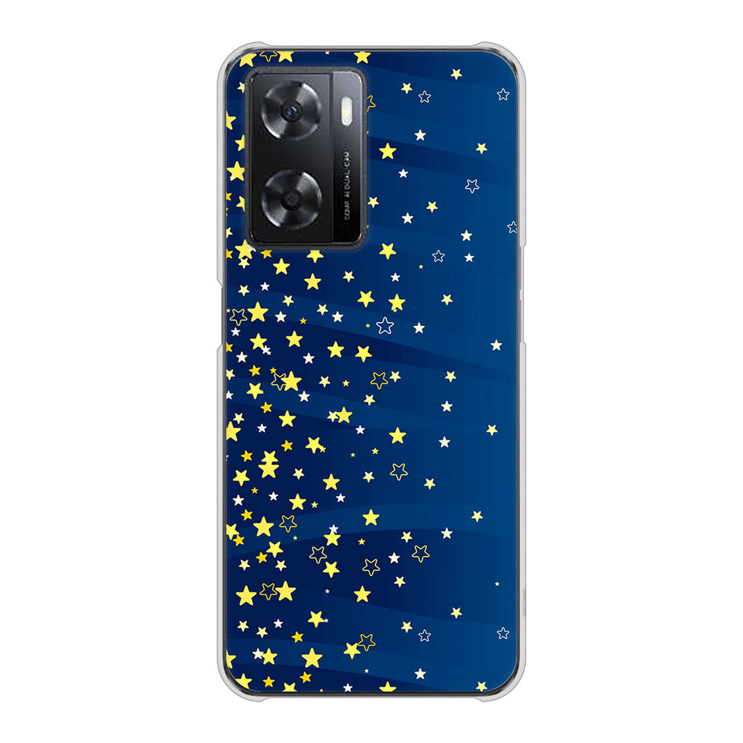 OPPO A77 VA842 満天の星空 ハードケース 背面印刷