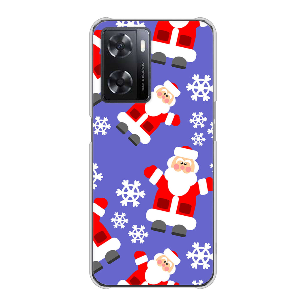 OPPO A77 XA804 Welcomeサンタさん ハードケース 背面印刷