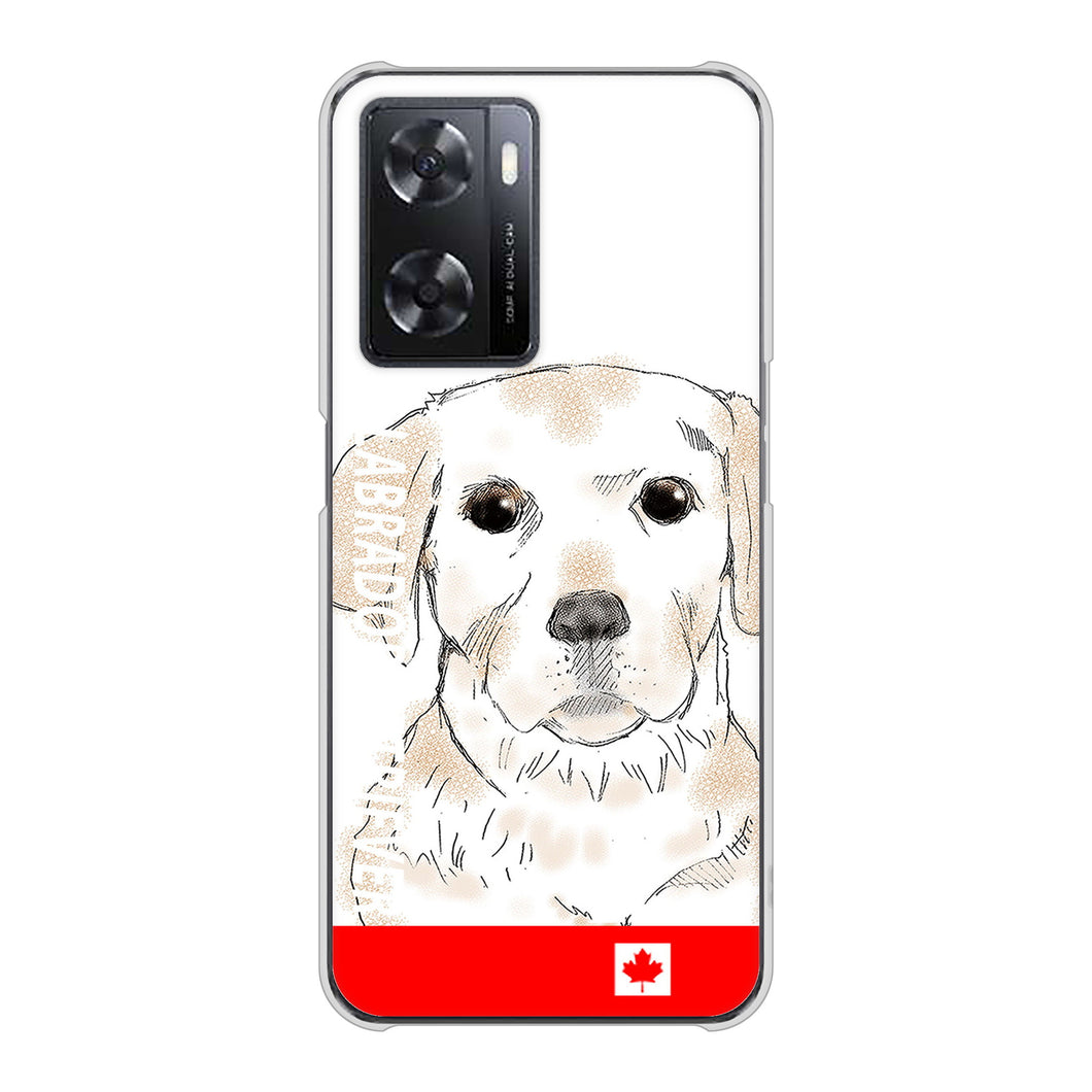 OPPO A77 YD821 ラブラドールレトリバー02 ハードケース 背面印刷