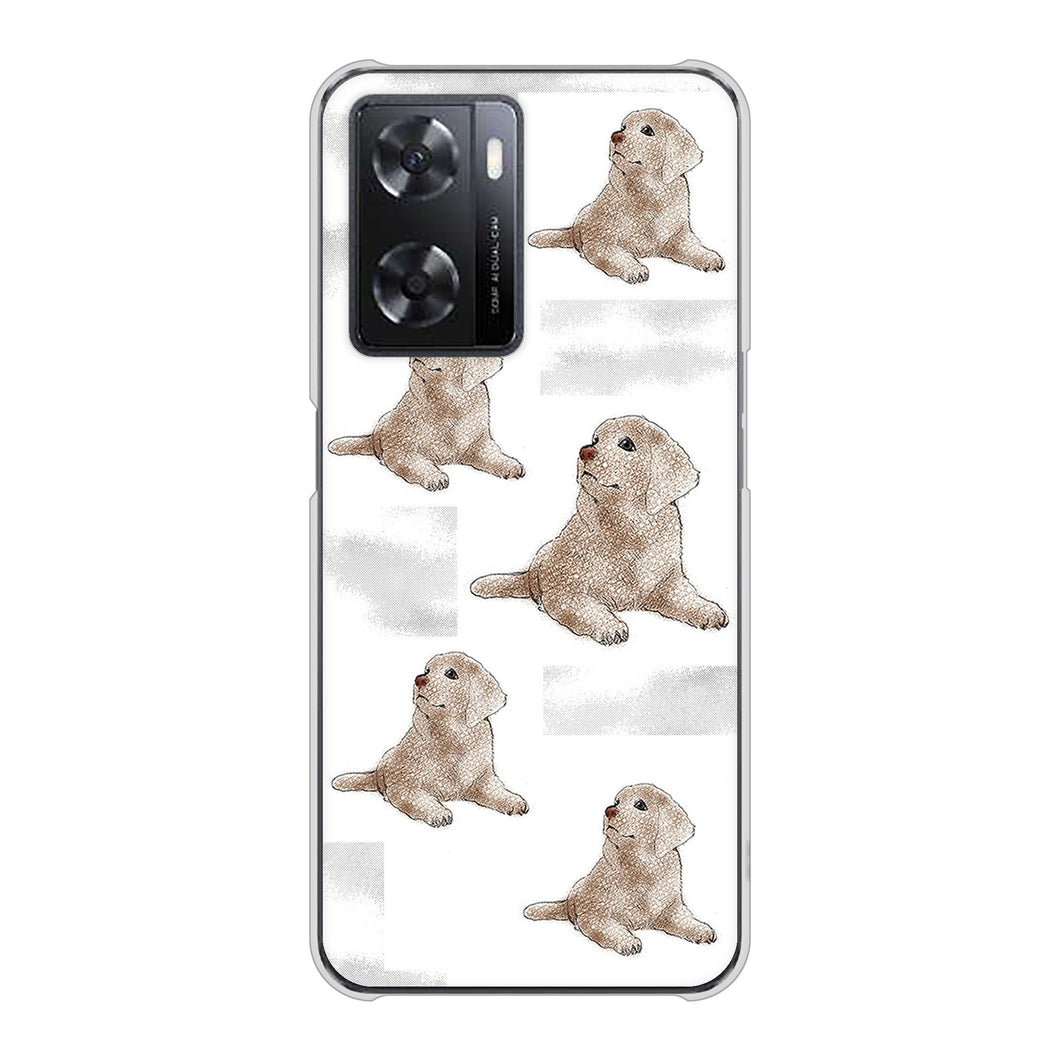 OPPO A77 YD823 ラブラドールレトリバー04 ハードケース 背面印刷