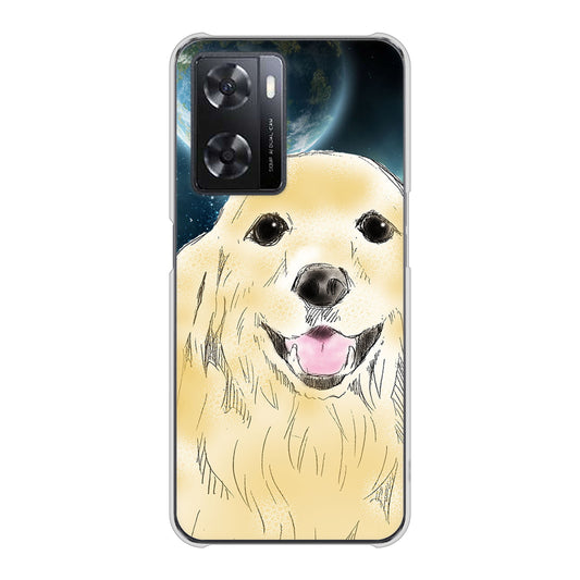 OPPO A77 YD826 ゴールデンレトリバー02 ハードケース 背面印刷