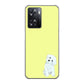 OPPO A77 YJ072 トイプードルホワイト（イエロー） ハードケース 背面印刷