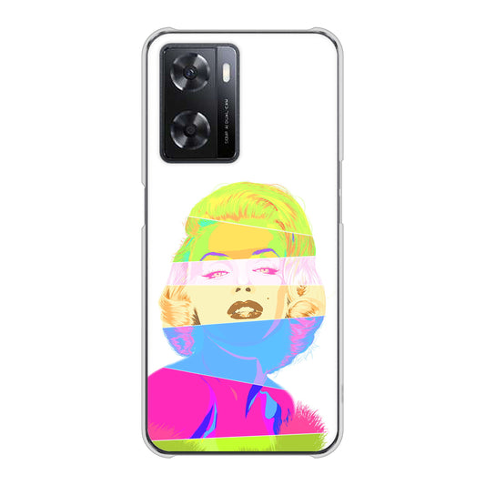 OPPO A77 YJ208 マリリンモンローデザイン（A） ハードケース 背面印刷