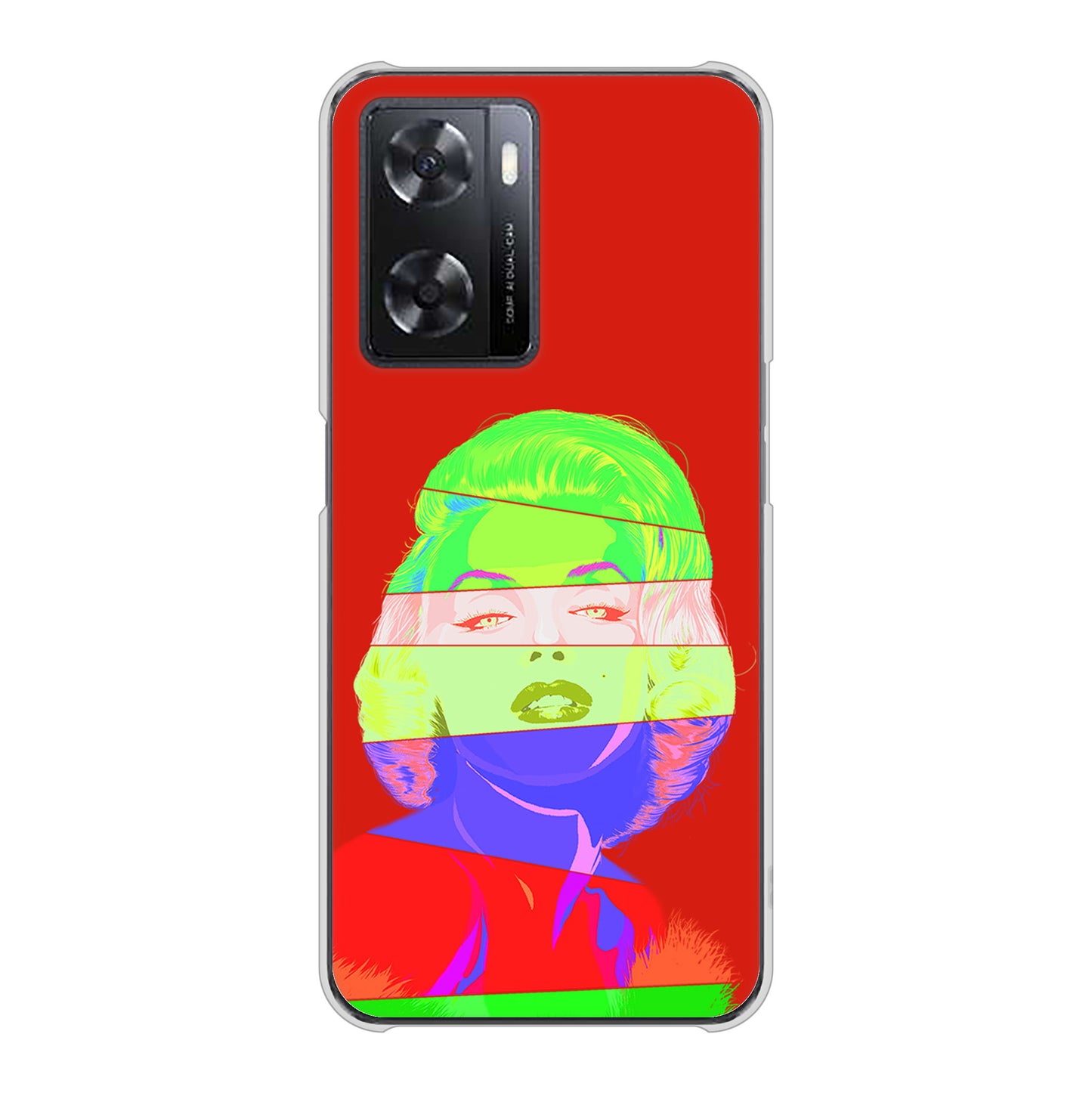 OPPO A77 YJ209 マリリンモンローデザイン（B） ハードケース 背面印刷