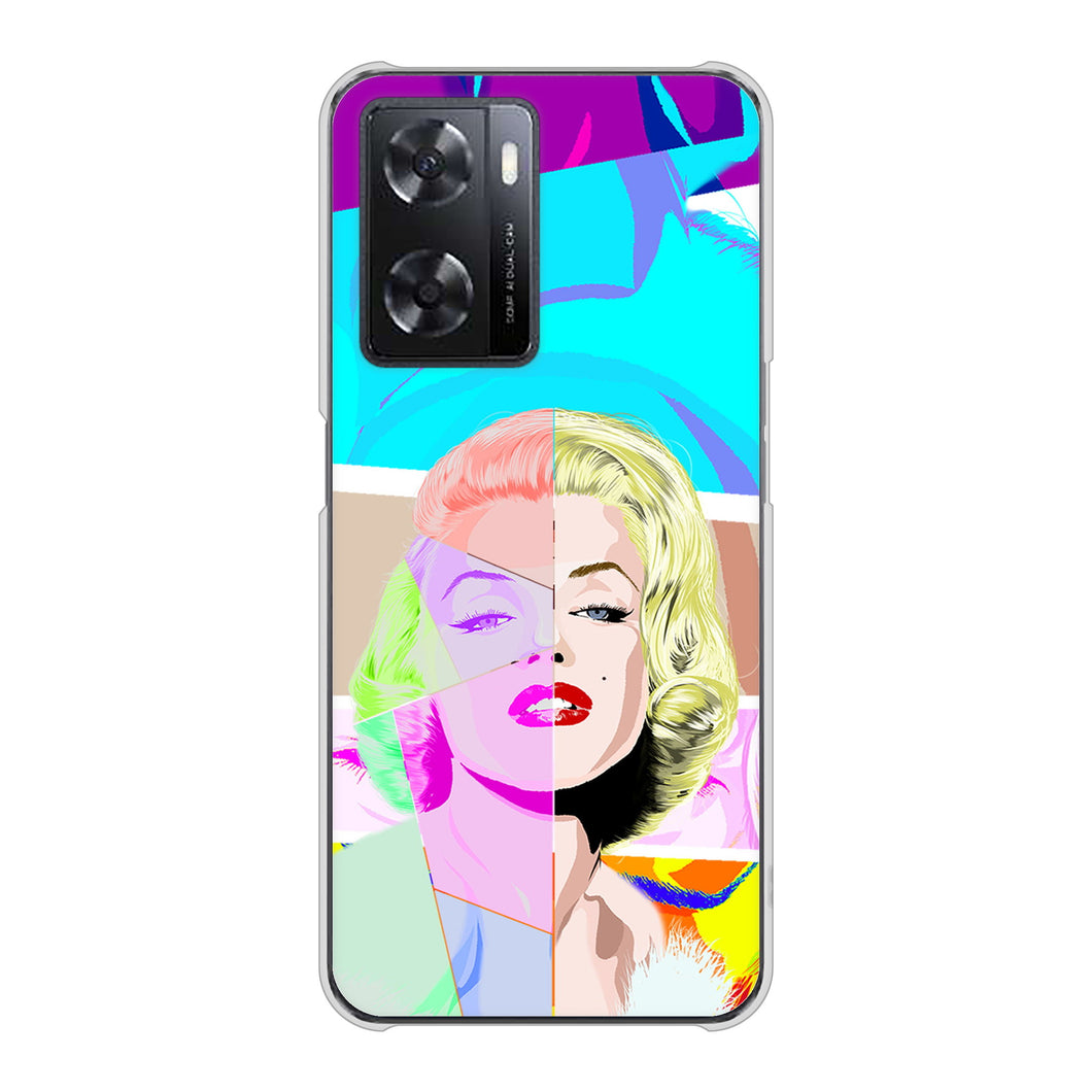 OPPO A77 YJ210 マリリンモンローデザイン（C） ハードケース 背面印刷