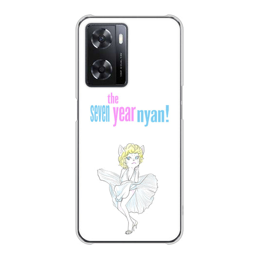 OPPO A77 YJ249 マリリンモンローにゃん ハードケース 背面印刷