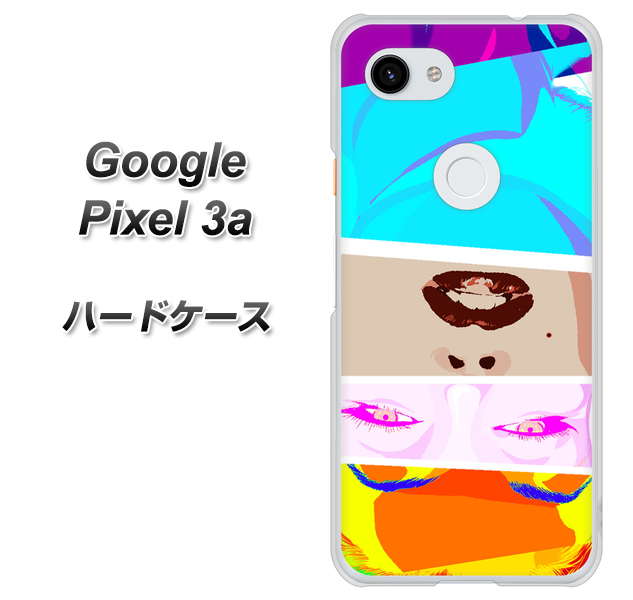 Google Pixel 3a 高画質仕上げ 背面印刷 ハードケース【YJ211 マリリンモンローデザイン（D）】