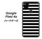 Google Pixel 4a 330 サイドボーダーブラック ハードケース 背面印刷